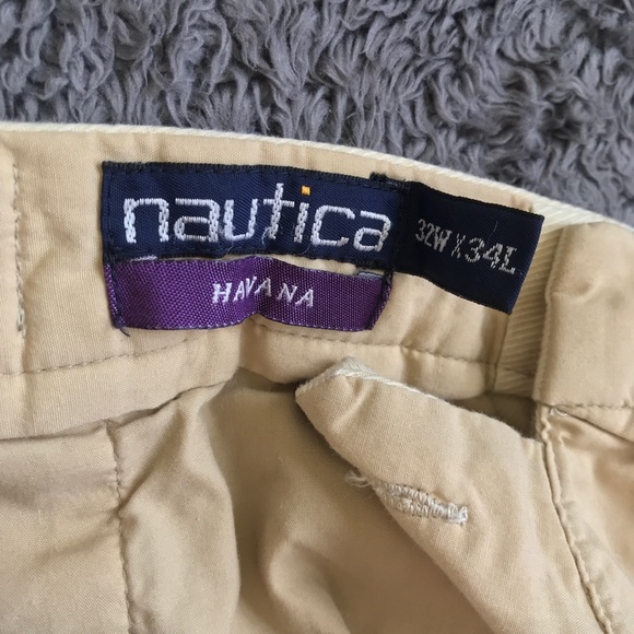 Mens Nautica Chino Khaki Pants size 32 X 34 - Picture 6 of 6